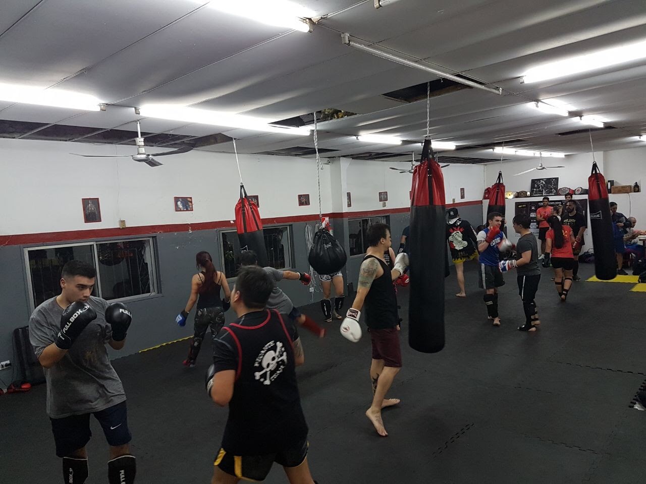 Combat sports training session